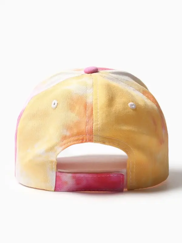 Кепка женская MINAKU Tie-dye, жёлтая, размер 54-56