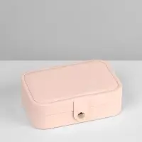 Шкатулка для украшений, 11&times;16&times;5 см, розовая