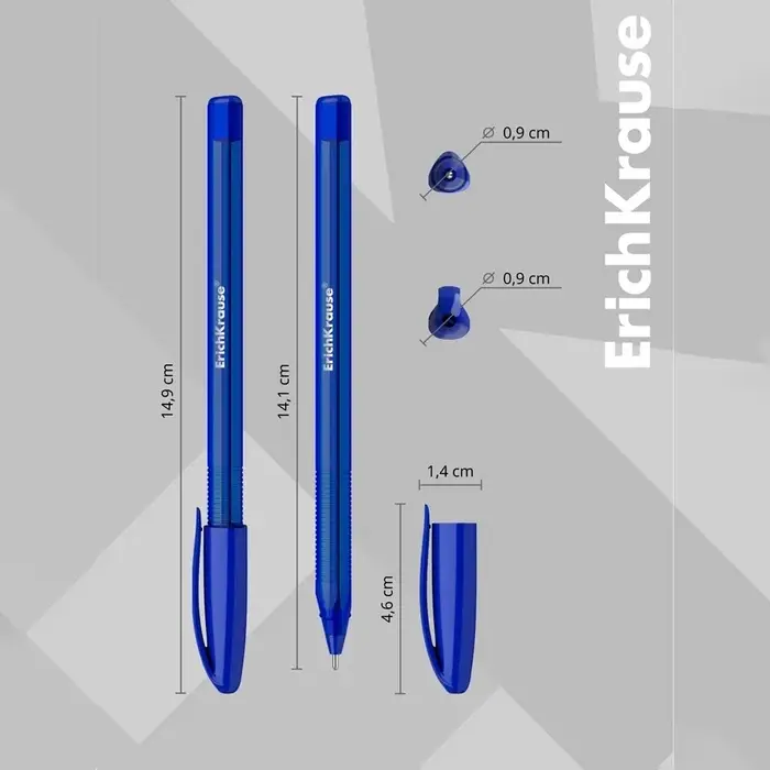 Ручка шариковая ErichKrause U-108 Original Stick, узел 1.0 мм, чернила синие, супермягкое письмо, длина линии письма 1000 метров Ручка шариковая ErichKrause U-108 Original Stick, узел 1.0 мм, чернила синие, супермягкое письмо, длина линии письма 1000 метров
