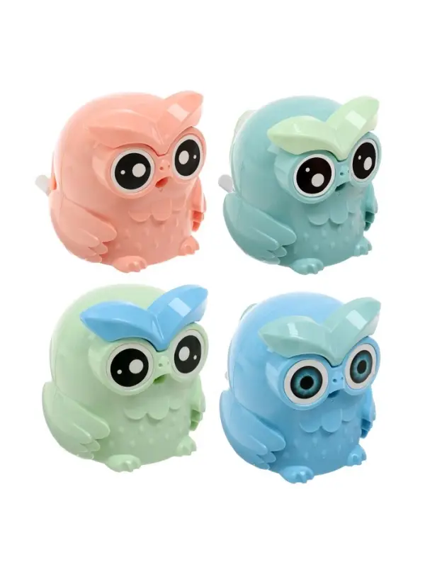 Точилка для карандашей механическая Calligrata &laquo;Сова&raquo;, с контейнером, МИКС