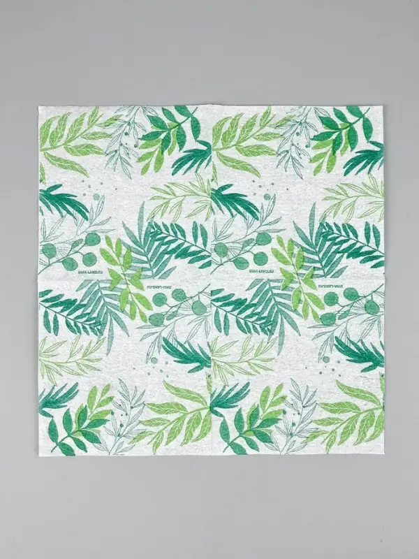 Салфетки бумажные однослойные «Узоры природы», 24х24 см, 50 шт Салфетки бумажные однослойные «Узоры природы», 24х24 см, 50 шт