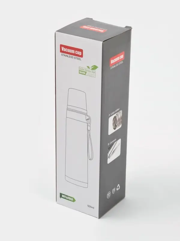 Термос для чая, кофе, 500 мл, Гильза "Мастер К", сохраняет тепло 10 ч,