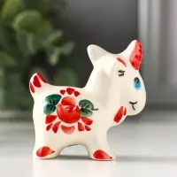 Статуэтка фарфоровая &laquo;Фигурка: Козочка Цветок&raquo;, 6 см