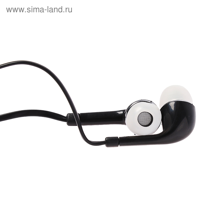 Наушники OXION HS230BK, вакуумные, микрофон, 100 дБ, 16 Ом, 3.5 мм, 1 м, чёрные Наушники OXION HS230BK, вакуумные, микрофон, 100 дБ, 16 Ом, 3.5 мм, 1 м, чёрные