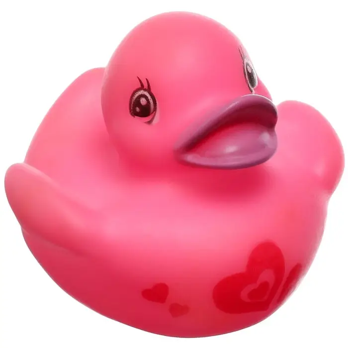 Резиновые игрушки для ванны Крошка Я &laquo;Уточки сердечки&raquo;, в наборе 3 шт., МИКС