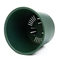 Кашпо со вставкой 7,8 л d28 см h25,5 см РАМОНА нефритовый,