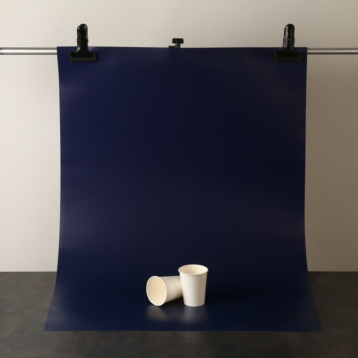 Фотофон для предметной съёмки Фотофон для предметной съёмки "Тёмно-синий" ПВХ, 100 х 70 см