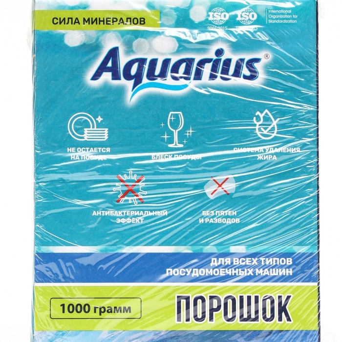 Порошок для посудомоечных машин  Порошок для посудомоечных машин "Aquarius" All in 1, 1000 г