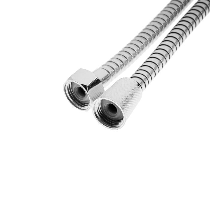 Душевой шланг ZEIN Z47PS, 150 см, пластиковые гайки 1/2 Душевой шланг ZEIN Z47PS, 150 см, пластиковые гайки 1/2", нержавеющая сталь