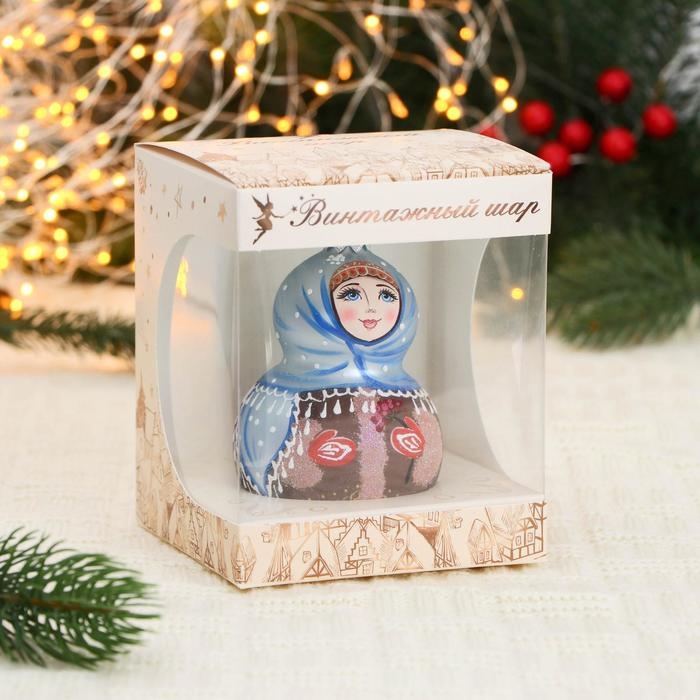 Ёлочное украшение Ёлочное украшение "Русская красавица" 10 см