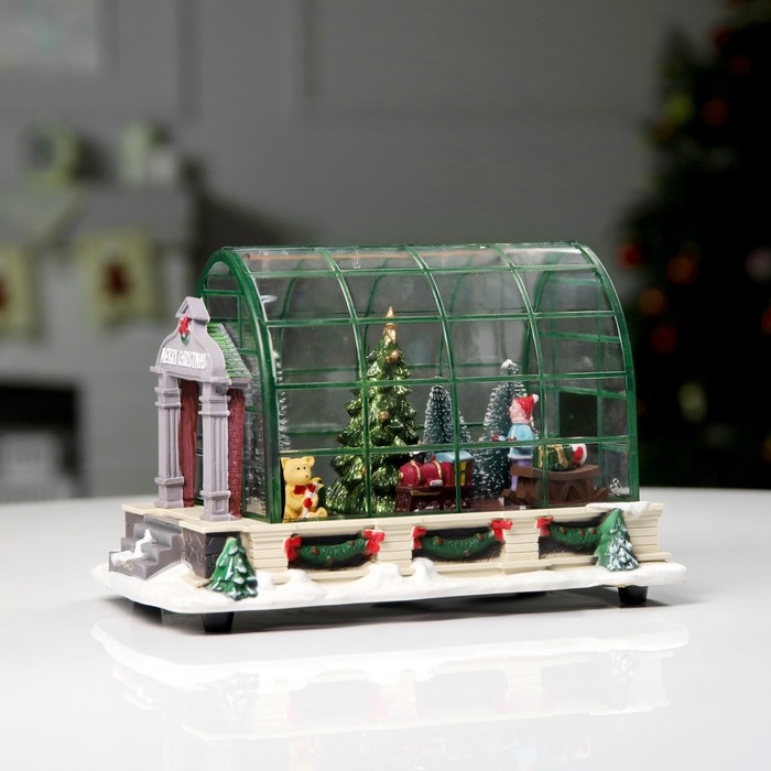 Светодиодная фигура «Ёлки в комнате» 23 × 15 × 14 см, полистоун, батарейки ААх3 (не в комплекте), USB, свечение мульти Светодиодная фигура «Ёлки в комнате» 23 × 15 × 14 см, полистоун, батарейки ААх3 (не в комплекте), USB, свечение мульти