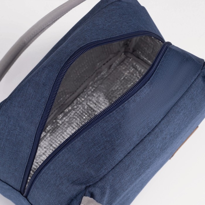 Термосумка на молнии 8 л, цвет синий Термосумка на молнии 8 л, цвет синий