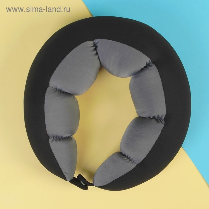 Подголовник-антистресс, на застёжке, цвет серый Подголовник-антистресс, на застёжке, цвет серый