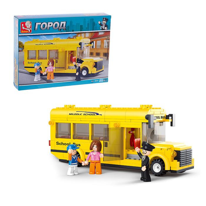 Конструктор &laquo;Школьный автобус&raquo;, 219 деталей