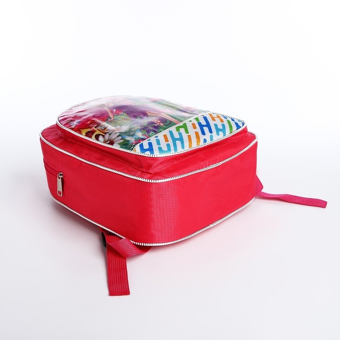 Рюкзак детский на молнии «Выбражулька», цвет розовый