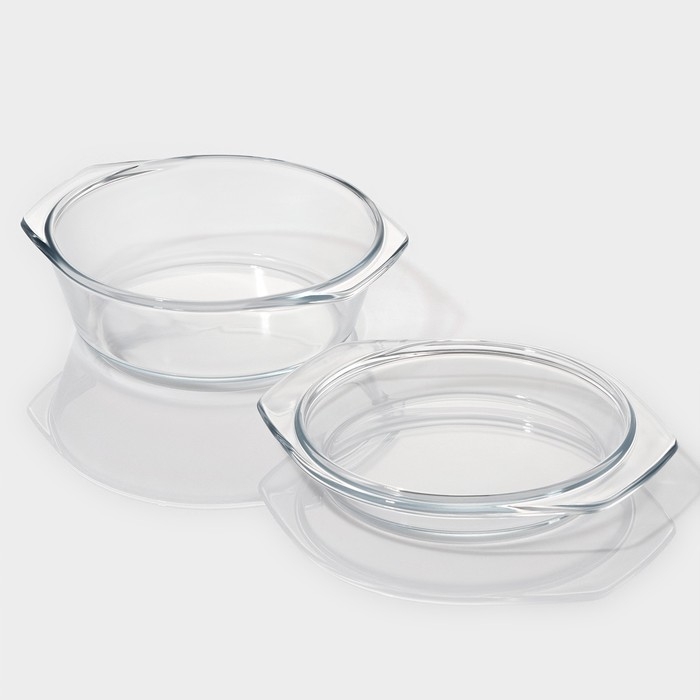 Кастрюля с крышкой из жаропрочного стекла для запекания Доляна «Фуэго», 650 мл, 18×16×5 см Кастрюля с крышкой из жаропрочного стекла для запекания Доляна «Фуэго», 650 мл, 18×16×5 см