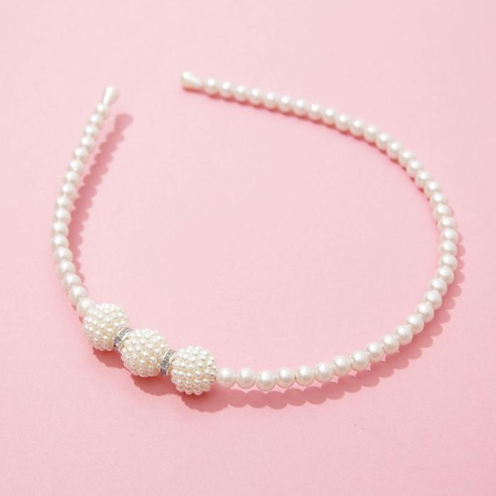 Ободок для волос жемчужный Ободок для волос жемчужный "Богиня"