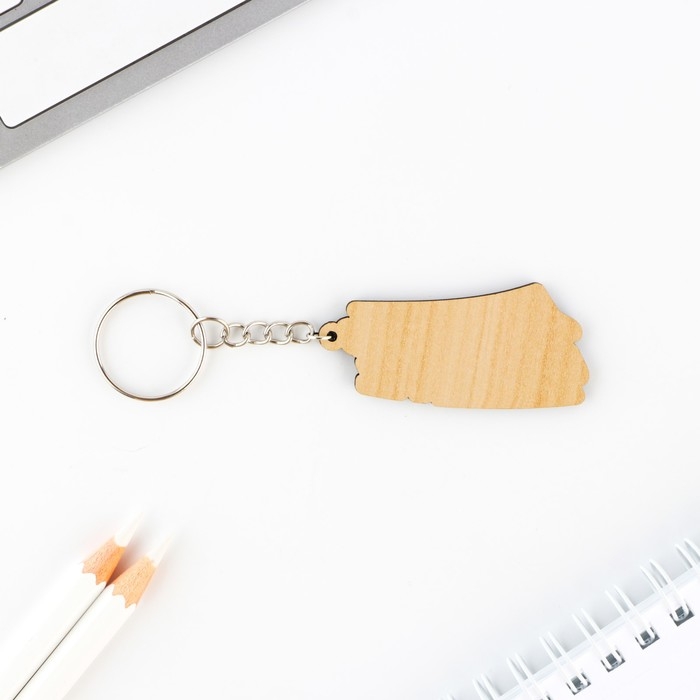 Брелок для ключей деревянный &laquo;Ты теперь с улицы, а кругом враги&raquo;, 5 х 2,6 см