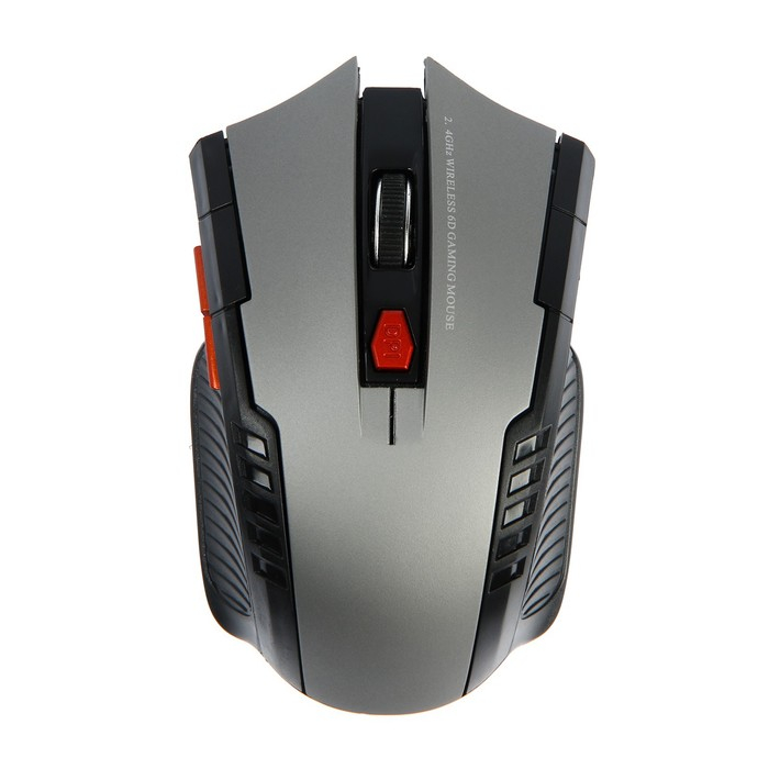 Мышь Luazon MB-2.6, беспроводная, оптическая, 1600 dpi, 2xAAA (не в компл.), USB,черно-серая Мышь Luazon MB-2.6, беспроводная, оптическая, 1600 dpi, 2xAAA (не в компл.), USB,черно-серая