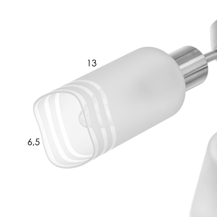 Люстра потолочная Адель 3х40Вт Е14 Хром 52x52x19 см Люстра потолочная Адель 3х40Вт Е14 Хром 52x52x19 см