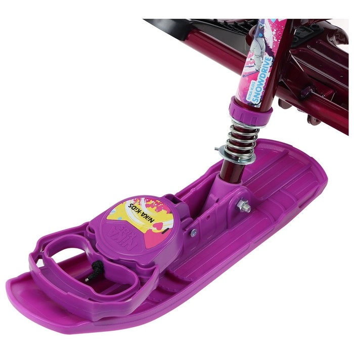 Снегокат Nika Snowdrive, СНД1/SL, цвет фиолетовый/чёрный/бордовый Снегокат Nika Snowdrive, СНД1/SL, цвет фиолетовый/чёрный/бордовый