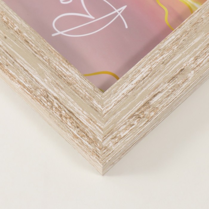 Фоторамка пластик на 4 фото 10х15 см  Фоторамка пластик на 4 фото 10х15 см "Аврора" серое дерево 31,5х31,5 см