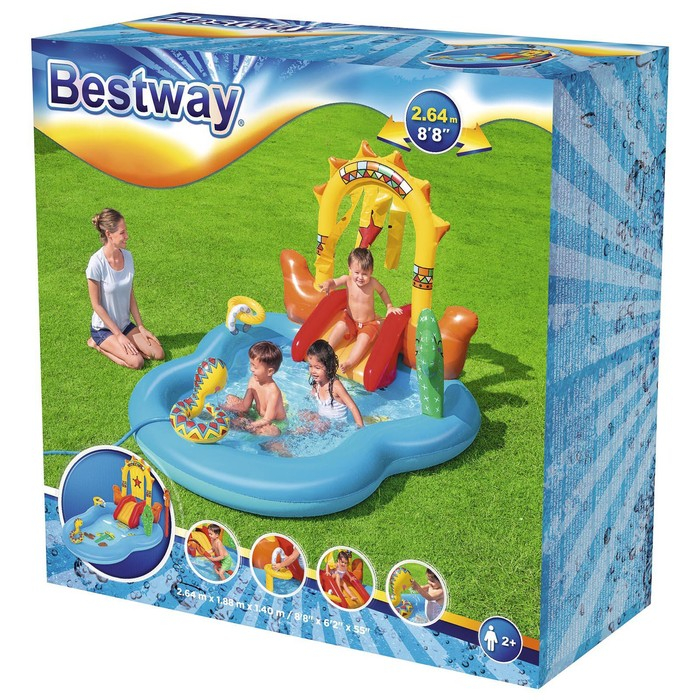 Игровой центр Wild West, 264 x 188 x 140 см, 53118 Bestway Игровой центр Wild West, 264 x 188 x 140 см, 53118 Bestway