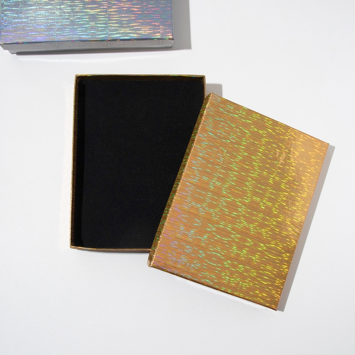 Коробочка подарочная под набор «Голография», 12×16, цвет МИКС Коробочка подарочная под набор «Голография», 12×16, цвет МИКС