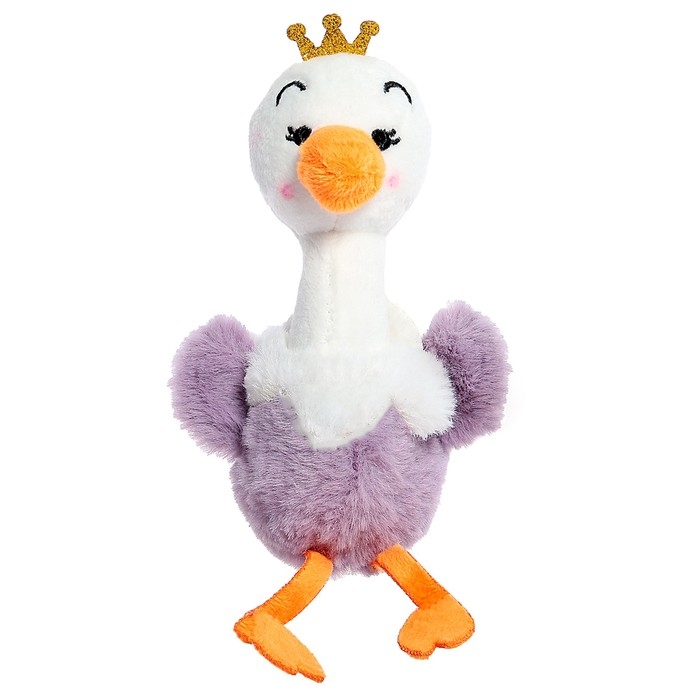 Мягкая игрушка «Лебедь», на брелоке, цвета МИКС Мягкая игрушка «Лебедь», на брелоке, цвета МИКС