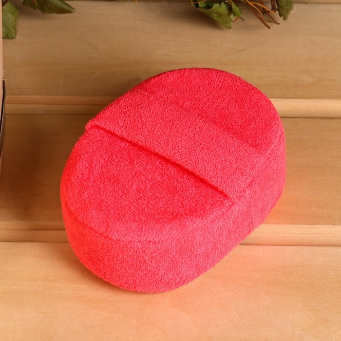 Мочалка банная Мочалка банная "Объемный овал", крапива