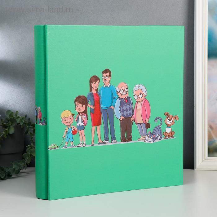 Фотоальбом на 1000 фото 10х15 см Фотоальбом на 1000 фото 10х15 см "Большая семья" кожзам, 36х34х7 см