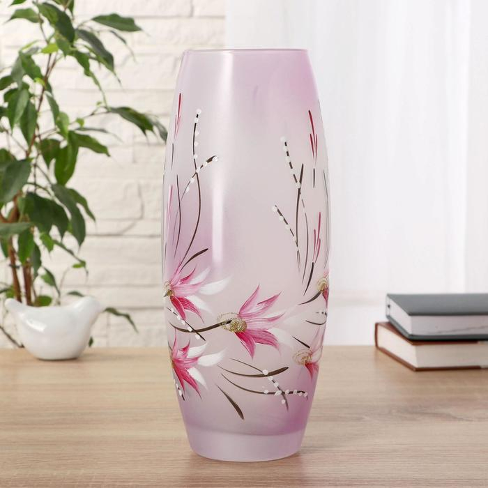 Ваза Ваза "Майя" цв/художест. d-7,5см; 10х26 см МИКС(глянец, матовая)