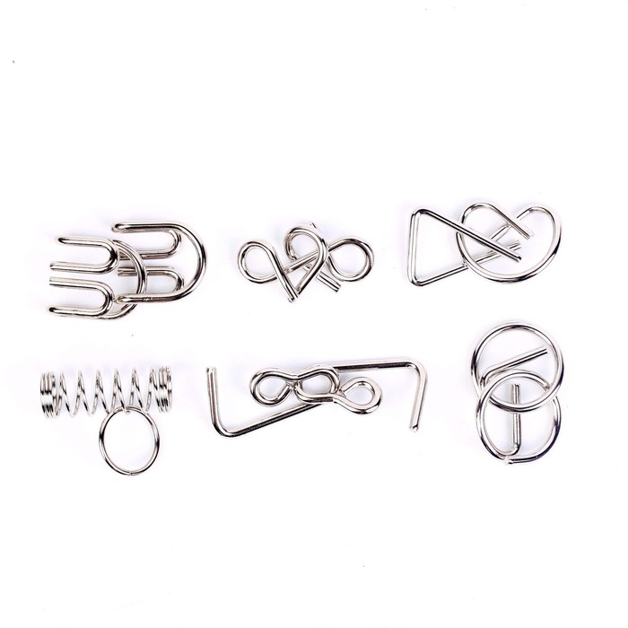 Головоломка металлическая «Загадки Викингов», набор 6 шт. Головоломка металлическая «Загадки Викингов», набор 6 шт.