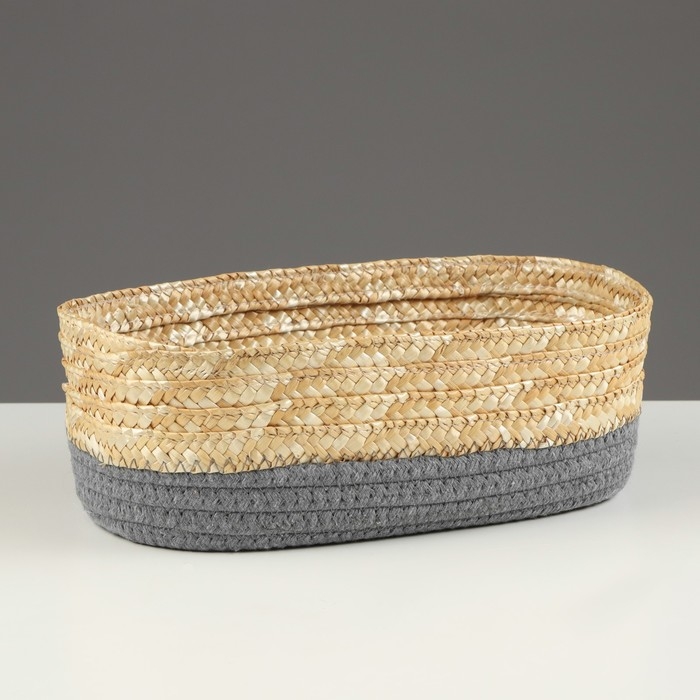 Корзина стеллажная Корзина стеллажная "Сканди", 260 х 160 х 100 мм, графит