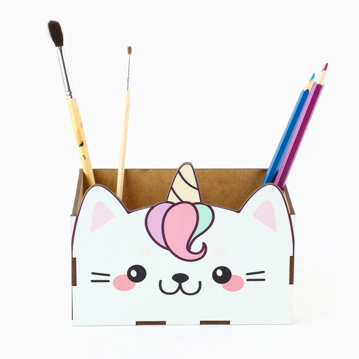 Органайзер для канцелярии «Белый кот» Органайзер для канцелярии «Белый кот»