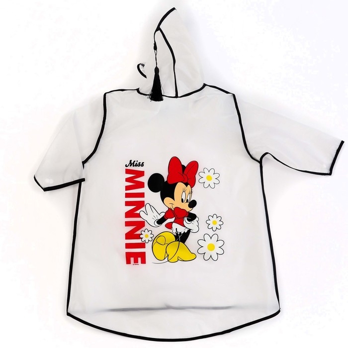 Дождевик детский, размер S, 92-98 см, Минни Маус Дождевик детский, размер S, 92-98 см, Минни Маус