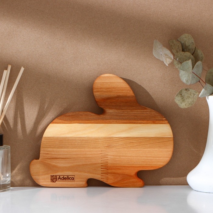 Пасхальный набор Adelica, менажница заяц, подставка для яиц 8 ячеек, d=20×1,8 см, термонаклейки 7 шт, берёза Пасхальный набор Adelica, менажница заяц, подставка для яиц 8 ячеек, d=20×1,8 см, термонаклейки 7 шт, берёза