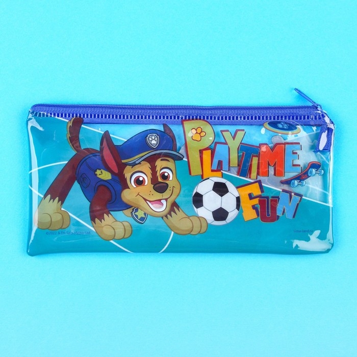 Пенал мягкий, 1 отделение, 95х205 мм, ПВХ, Щенячий патруль Пенал мягкий, 1 отделение, 95х205 мм, ПВХ, Щенячий патруль