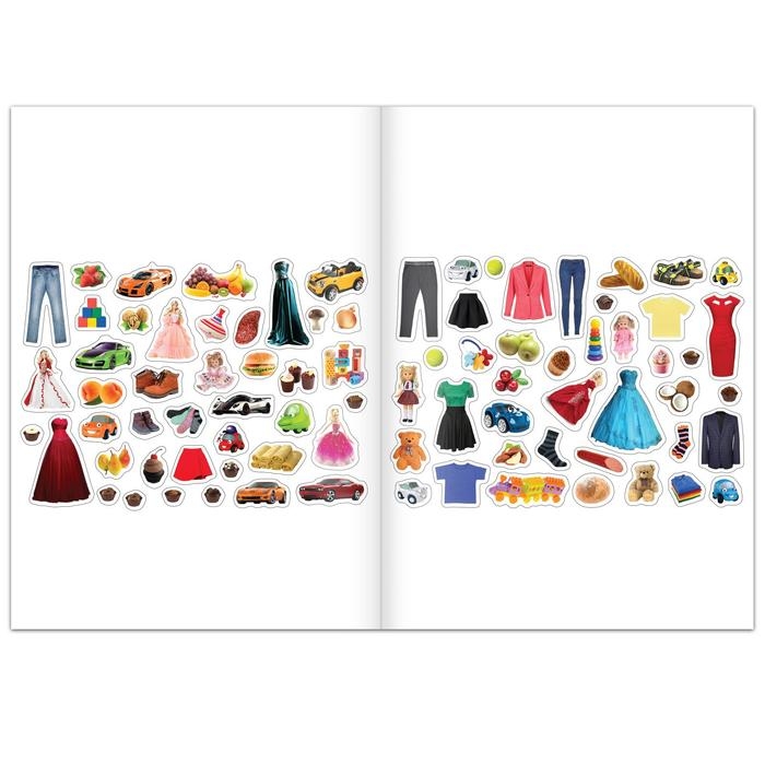 Набор книжек, 250 наклеек, 2 шт. по 8 стр. Набор книжек, 250 наклеек, 2 шт. по 8 стр.