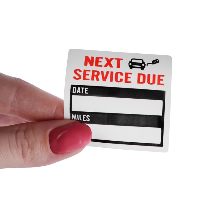 Наклейка для планового сервисного интервала, рулон 150 шт Наклейка для планового сервисного интервала, рулон 150 шт