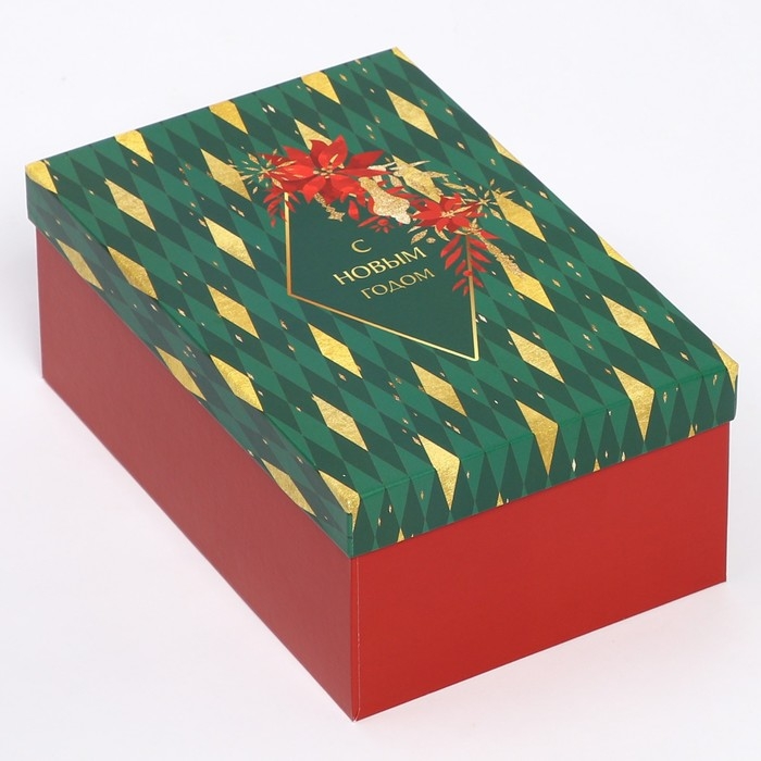 Набор коробок подарочных 15 в 1 «С Новым годом», 12 х 7 х 4 см - 46,6 х 35,2 х 17.5 см, Новый год