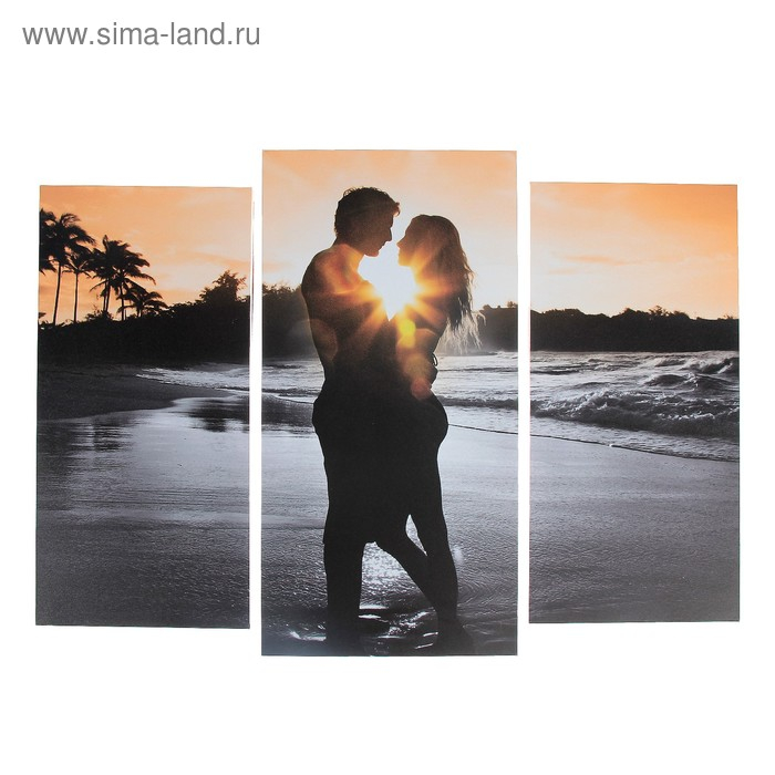 Модульная картина  Модульная картина "Романтика"  (2-25х52; 1-30х60) 60х80 см