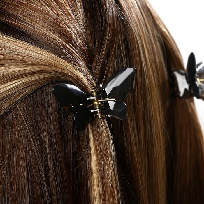 Краб для волос в форме бабочек «Dream», 2 шт., 4 х 3 х 2.5 см Краб для волос в форме бабочек «Dream», 2 шт., 4 х 3 х 2.5 см