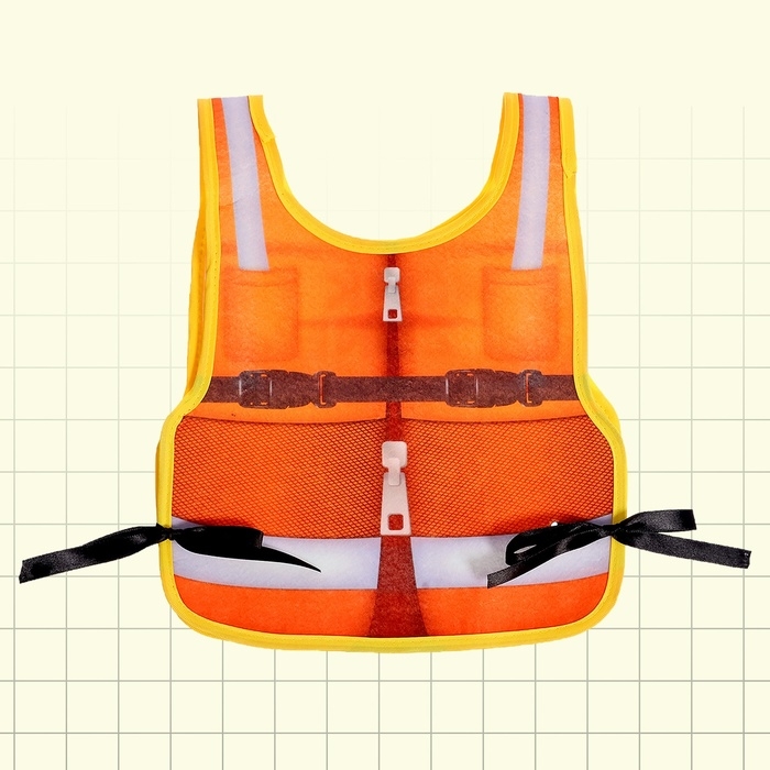 Набор строителя «Бригадир», с текстильным жилетом, 15 предметов Набор строителя «Бригадир», с текстильным жилетом, 15 предметов