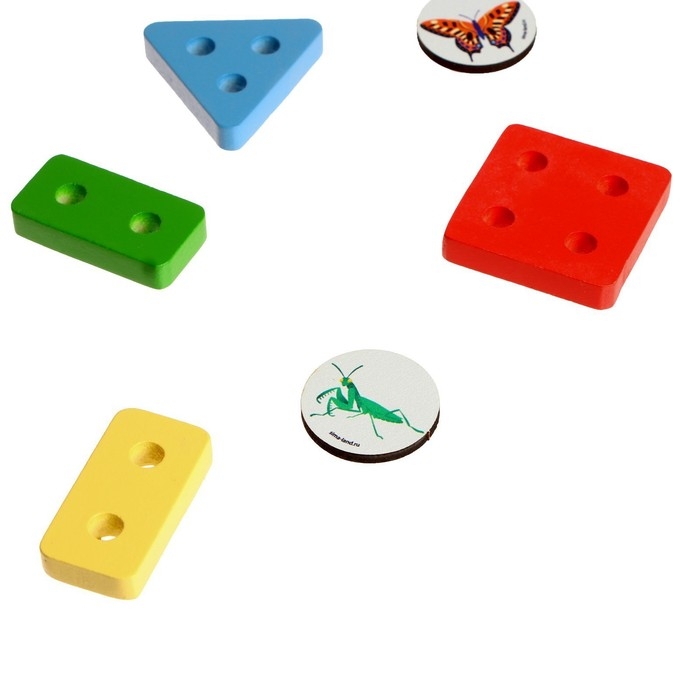 Логическая пирамидка сортер из дерева Логическая пирамидка сортер из дерева