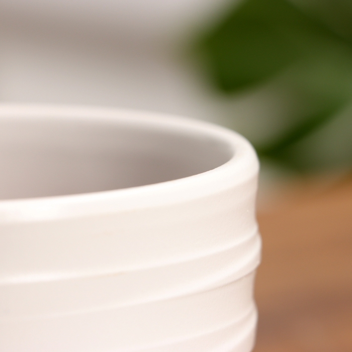 Горшок цветочный Горшок цветочный "Нежность" белый 0,5 л