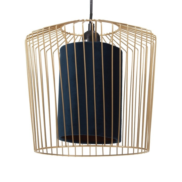 Светильник BayerLux Светильник BayerLux "Бархат" Е27 40Вт синий 27х30х12-100см