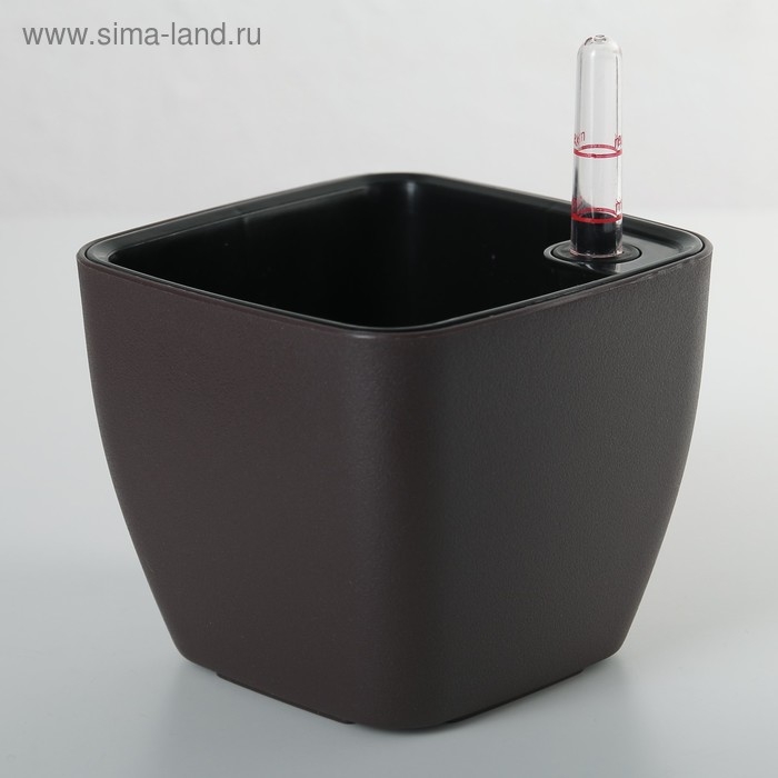 Кашпо для цветов с автополивом Unicum, пластик, 1,1 л, цвет МИКС Кашпо для цветов с автополивом Unicum, пластик, 1,1 л, цвет МИКС