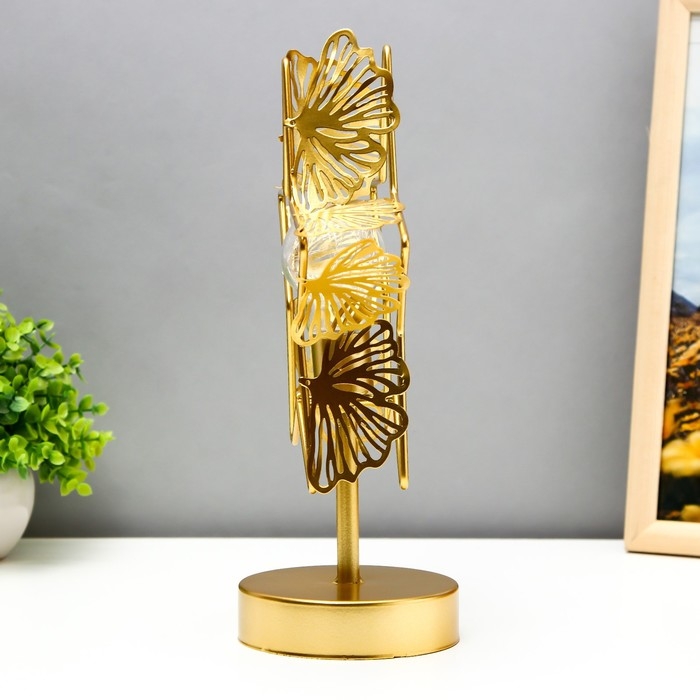 Ночник  Ночник "Звезда" LED от батареек 3хАА золото 22х11х28 см RISALUX