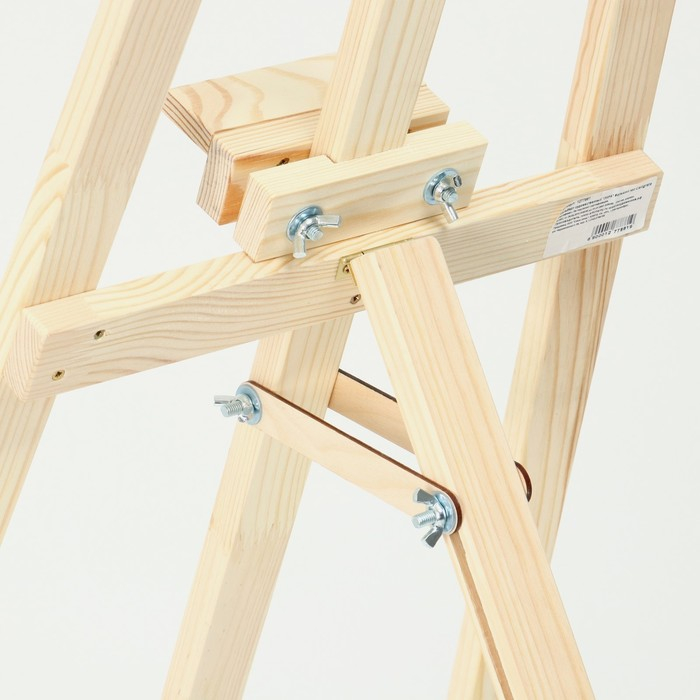 Мольберт тип «Лира» 175 х 64 см, с бегунком, неокрашенное дерево, Calligrata Мольберт тип «Лира» 175 х 64 см, с бегунком, неокрашенное дерево, Calligrata